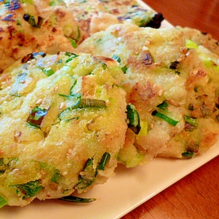 まるでさつま揚げ!?ちくわ入りおからねぎ焼き